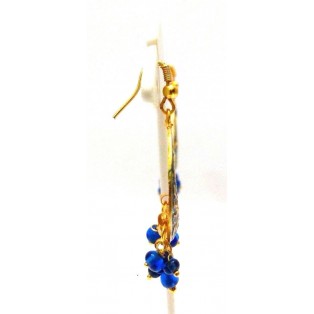 Meenakari Minakari Enamel Jhumka Jhumki Handmade Earrings Jewelry Drop Long AE75
